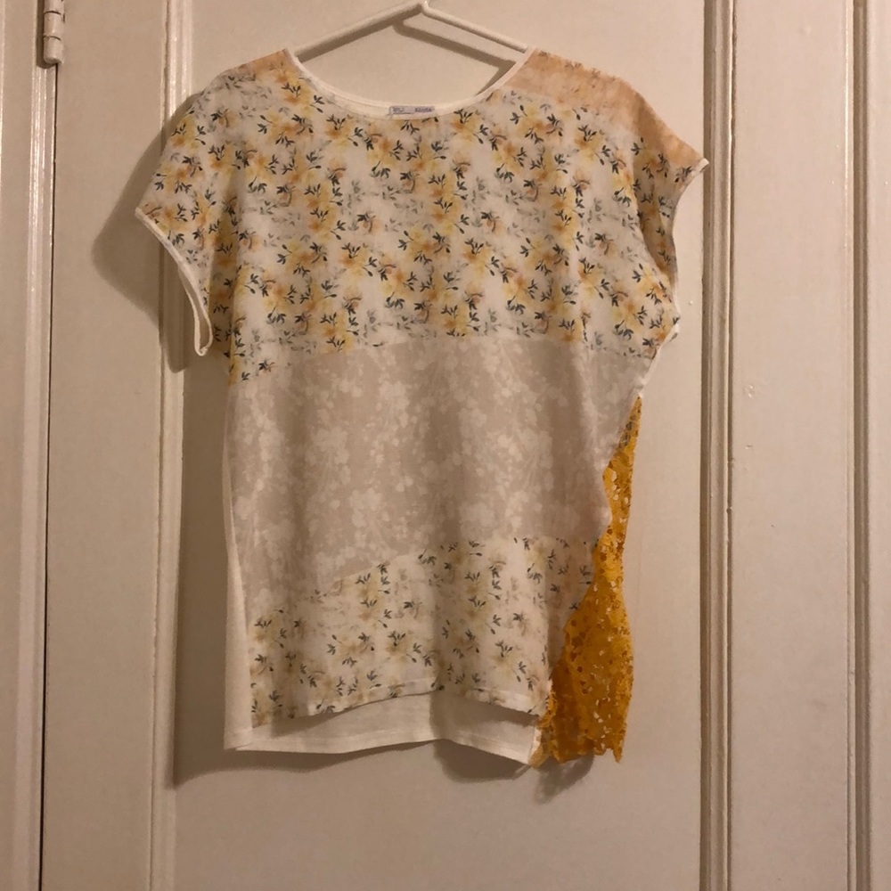 Yellow Zara shirt